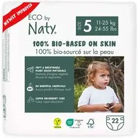 ECO by Naty ECO by Naty Windel, Gr. 5 (11-25 kg), aus FSC-zertifiziertem Zellstoff, 22 Stk. – Produktbild 1 von 1