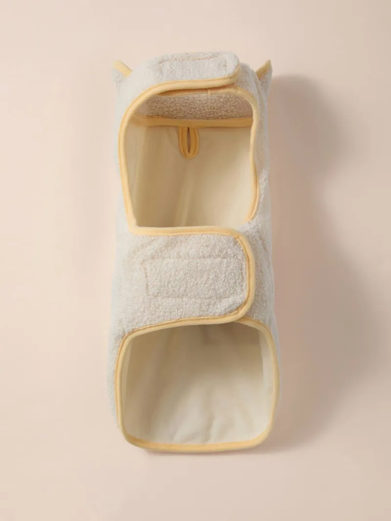 Vertbaudet Fleece-Mantel für Hunde mit kleiner Tasche, Beige, – Produktbild 2 von 4