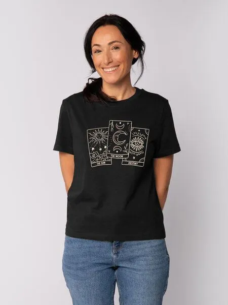 watapparel watapparel T-Shirt Frauen Tarot Set, Black, – Produktbild 1 von 3