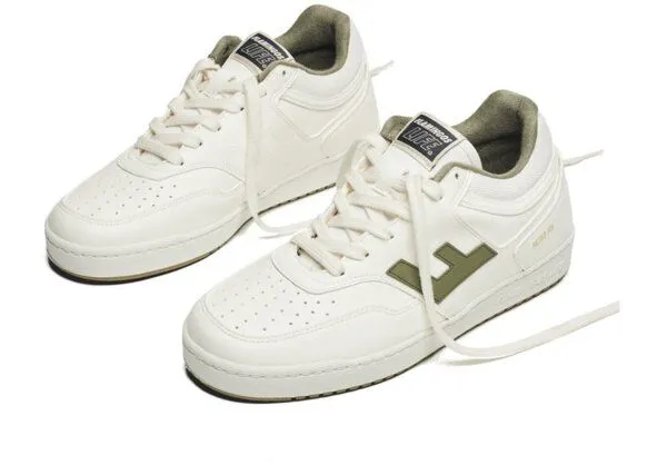 Flamingos Life Flamingos' Life Retro 90er Damen und Herren Sneaker *100% Vegan, Olive (grün), – Produktbild 3 von 3