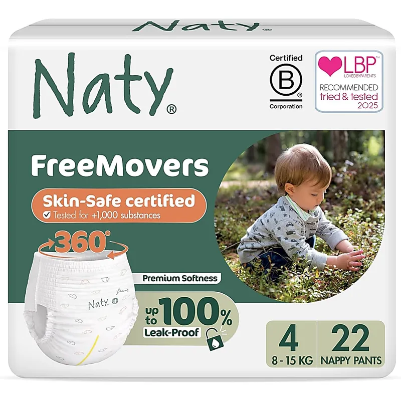 Naty Naty Babypflege Höschenwindeln: Größe 4 Maxi/Maxi Plus – Produktbild 1 von 1