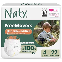 Naty Naty Babypflege Höschenwindeln: Größe 4 Maxi/Maxi Plus – Produktbild 1 von 1