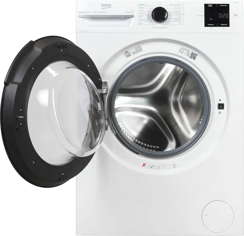 Beko Beko BM3WFU3741X, Weiß, – Produktbild 1 von 7
