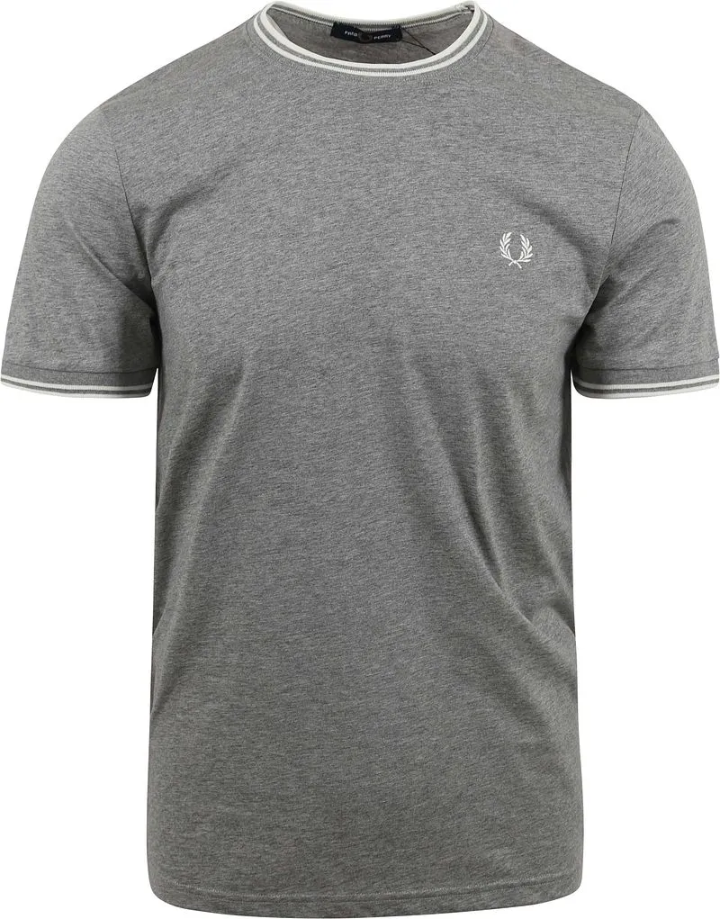 Fred Perry Fred Perry T-shirt M1588 Grau - Größe S, Grau, – Produktbild 2 von 4
