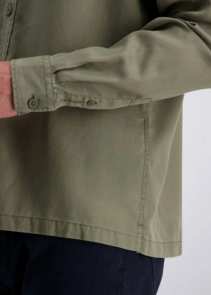 Pierre Cardin Pierre Cardin Langarmhemd im modern Fit, Grün, – Produktbild 5 von 5