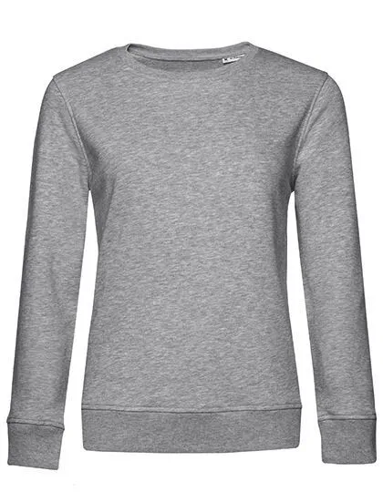 B&C Collection B&C Collection Damen Inspire Crew Neck Sweatshirt, Heather grey, – Produktbild 2 von 3