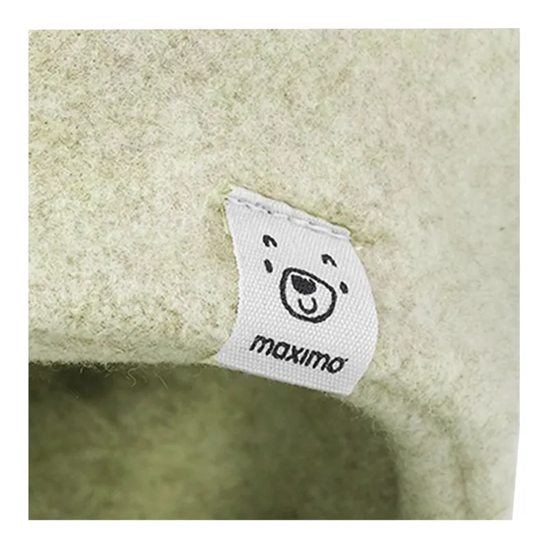 Maximo Maximo Baumwollfleece-Mütze mit Ohren, Gruen, – Produktbild 2 von 2