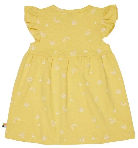 loud + proud loud + proud Babys & Kinder Kleid Slub Jersey, GOTS-zertifiziert, Gold, – Produktbild 2 von 2