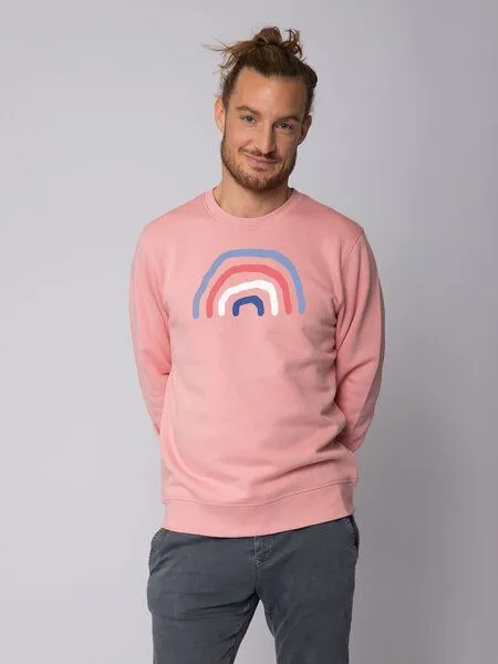 watapparel watapparel Sweatshirt Unisex Regenbogen, Canyon pink, – Produktbild 2 von 3