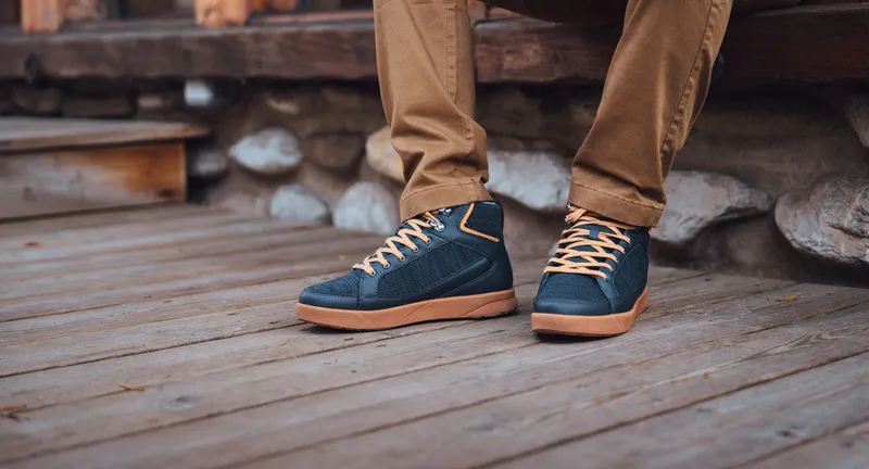 SAOLA SAOLA Herren vegan Wasserdichte High-Top-Sneaker Machu Navy, Extra dunkelblau, – Produktbild 2 von 2