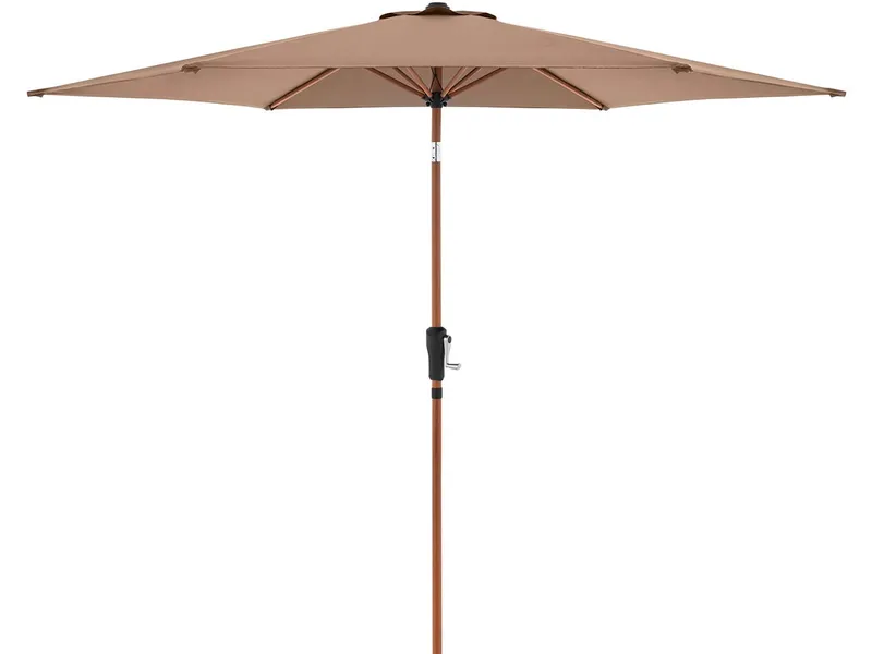 Doppler doppler Sonnenschirm "LIFE WOODSTYLE" Ø 305 cm, greige – Produktbild 1 von 1