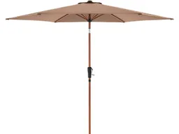 Doppler doppler Sonnenschirm "LIFE WOODSTYLE" Ø 305 cm, greige – Produktbild 1 von 1