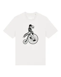 watapparel watapparel T-Shirt Unisex T-Rex auf Fahrrad – Produktbild 1 von 1