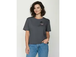 GreenBomb GREENBOMB Cat Walk Nova - Kastiges T-Shirt aus Bio-Baumwolle / hochwertiger Print / GOTS / Fair & Vegan – Produktbild 1 von 1
