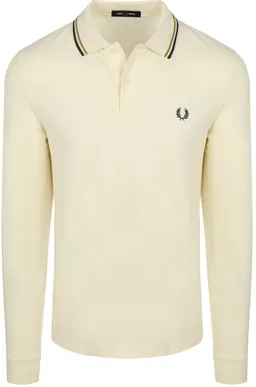 Fred Perry Fred Perry Langarm-Poloshirt Ecru 46A - Größe XXL – Produktbild 1 von 1