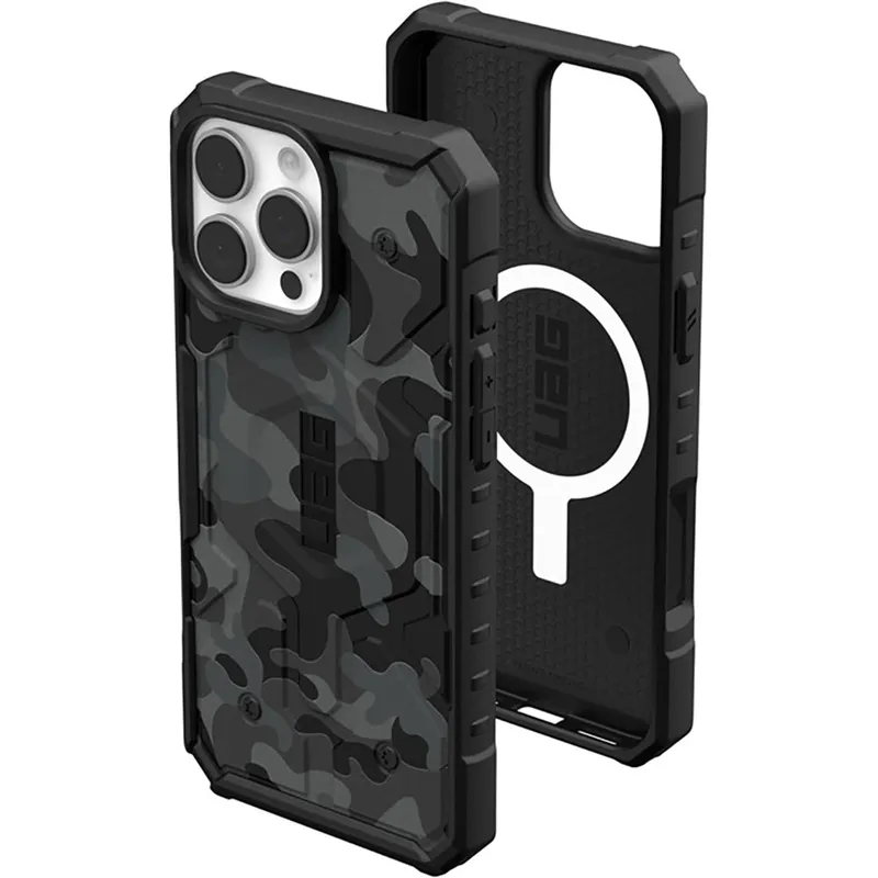 Urban Armor Gear MagSafe-Hülle für Apple iPhone 16 Pro, Urban Armor Gear, Pathfinder SE Midnight Camo, Tarnmuster – Produktbild 1 von 1
