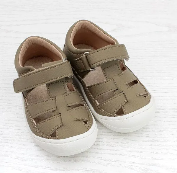 Pololo Pololo Lauflernersandale "Verano" aus Kaktus-Lederimitat, vegan, Größen 20-27, Beige, – Produktbild 2 von 4