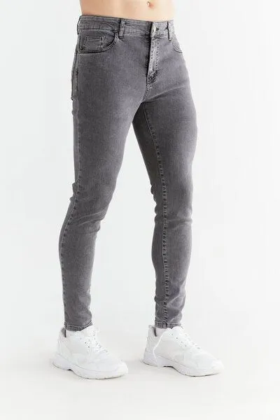 Evermind Evermind M's Skinny Fit-MD1015, Iron gray, – Produktbild 4 von 4