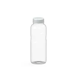 elasto elasto Trinkflasche Carve Refresh, 700 ml, RENEW, transparent/weiss, Weiß / transparent, – Produktbild 1 von 1