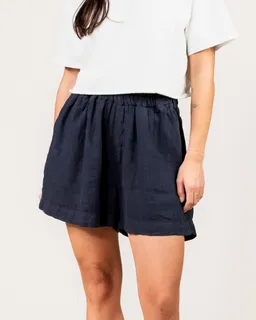 Kuyichi Kuyichi Damen vegan Shorts Chloe Mitternachtsblau – Produktbild 1 von 1