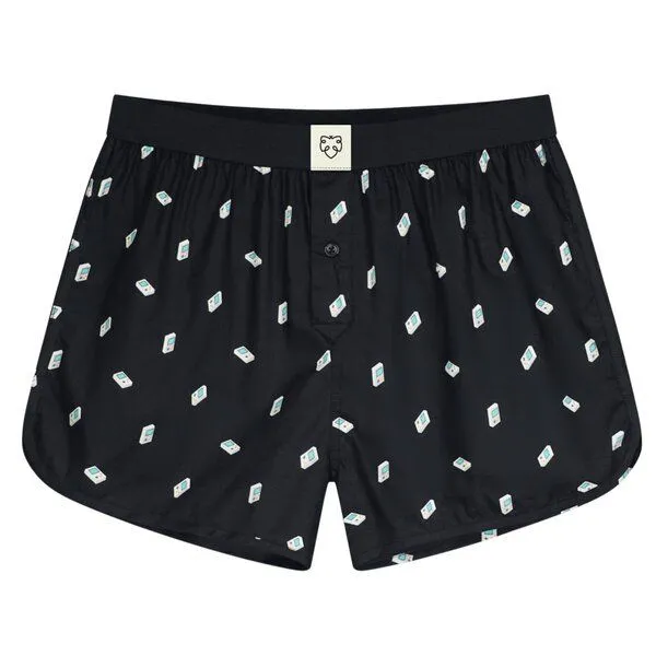 A-Dam A-Dam Boxershort Gemustert, Boys (schwarz), – Produktbild 1 von 1