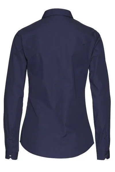 Wunderwerk Wunderwerk Damen Bluse aus Bio-Baumwolle "Metro Shirt Blouse", Dunkelblau (night ink 667), – Produktbild 2 von 4