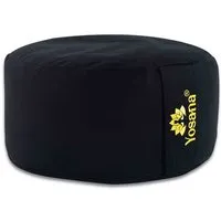 Yosana Yosana Yogakissen XL, 35cm rund, Meditationskissen mit Deutscher Bio-Dinkelspelzen Füllung, Schwarz, – Produktbild 1 von 1