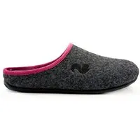 thies Veganer Slipper "thies ® PET Piping" aus weichem Filz, Dark grey, – Produktbild 1 von 1
