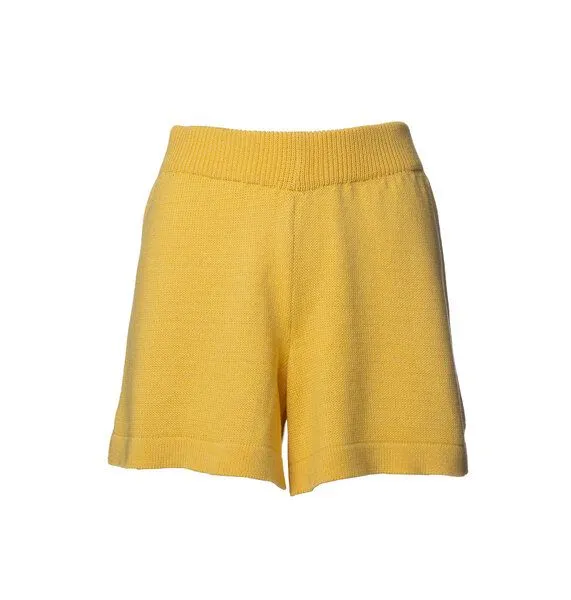 Kopyto Kopyto NANDU RWS – gestrickte kurze Damen-Shorts, Gelb, – Produktbild 1 von 3