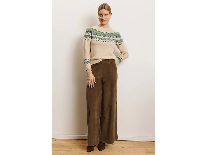 Tranquillo Tranquillo Cordhose Paolaa aus Biobaumwolle, Taupe, – Produktbild 4 von 7