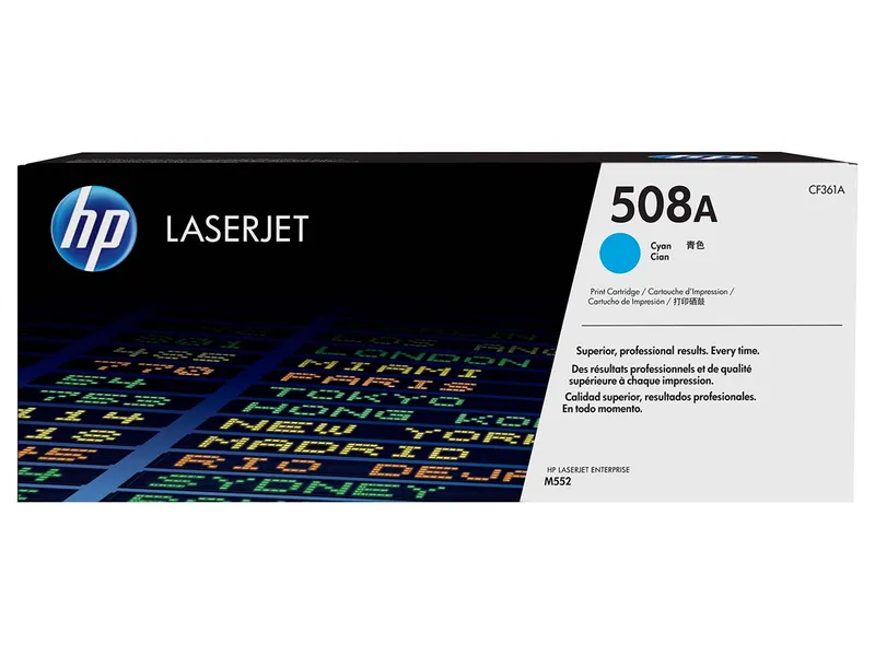 Hewlett Packard hp Druckkassette CF361A, Nr. 508A cyan – Produktbild 1 von 1