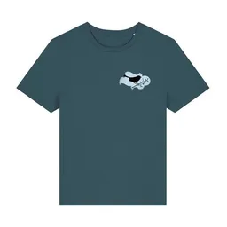 Spangeltangel Spangeltangel Damenshirt "Vogel", T-Shirt, gedrucktes Vogelmotiv, für Frauen, Biobaumwolle – Produktbild 1 von 1