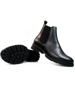 Will's Vegan Shop Will's Vegan Shop Luxe Chelsea-Stiefel für Damen in schwarz – Produktbild 1 von 1