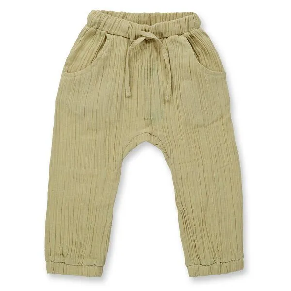 Sense Organics Sense Organics Baby Hose Bio Baumwolle Musselin, Light reed, – Produktbild 1 von 1