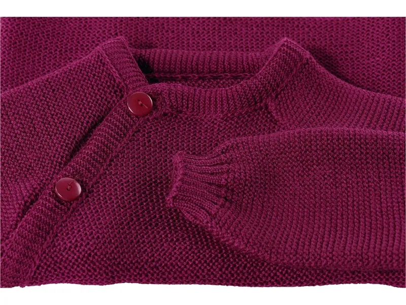 Reiff Strickwaren Reiff Strickwaren Baby Jacke Schlüttli Bio-Merinowolle, Rot, – Produktbild 2 von 2