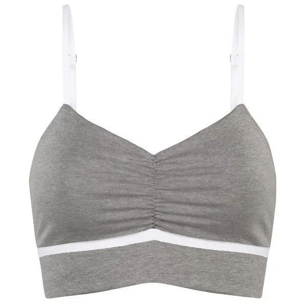 Frija Omina Frija Omina Bio Bustier Yoga, Grau meliert (grau), – Produktbild 1 von 3