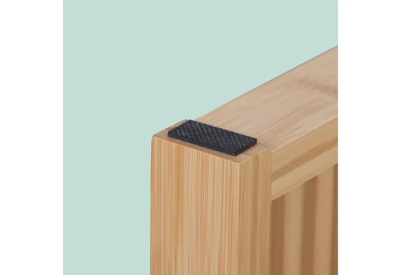 RELAXDAYS RELAXDAYS Sitzbank Minimalistische Sitzbank aus Bambus (1-St), Braun, – Produktbild 5 von 5