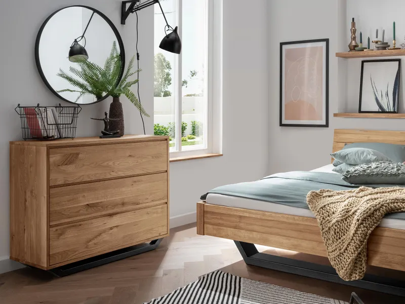allnatura Kommode "Novito" | H88xB105xT45 cm, Naturholz, – Produktbild 2 von 2