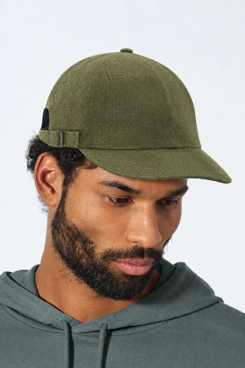 HempAge Hempage Herren vegan Baseballkappe Olivgrün, Grün, – Produktbild 2 von 2