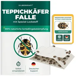 Silberkraft Silberkraft Teppichkäferfalle mit Spezial-Lockstoff – Produktbild 1 von 1