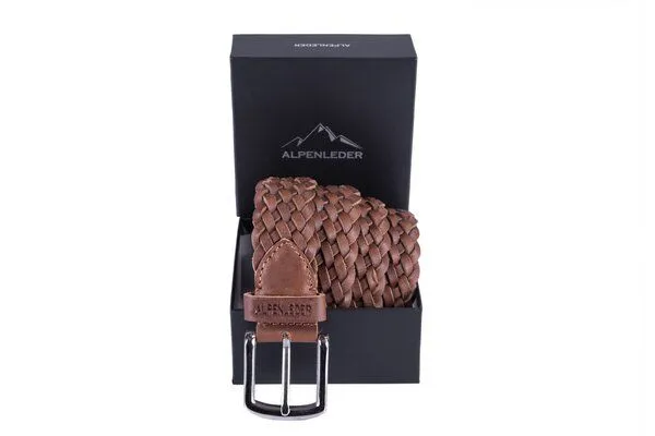 Alpenleder Alpenleder Gürtel FLECHTWERK – Produktbild 2 von 4