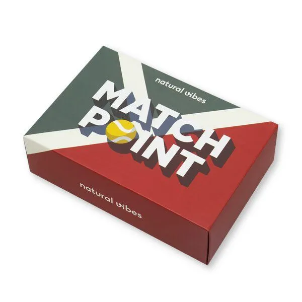 Natural Vibes Natural Vibes 2-Pack Tennis Match Point Bio GOTS | Geschenkset | Bunte Tennissocken | Herren Damen Socken | – Produktbild 2 von 4