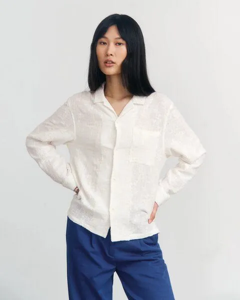Rotholz Rotholz Leisure Shirt - floral white, White, – Produktbild 3 von 4