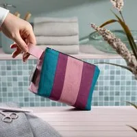 nahtur design nahtur-design Kosmetiktasche aus 100% Leinen | Kleine Leinentasche, No_2 (rot), – Produktbild 1 von 1