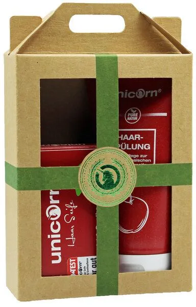 Unicorn Geschenk-Set unicorn® Haarseife + Spülung, Grün, – Produktbild 2 von 4