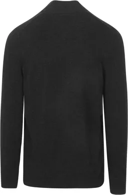 Lyle and Scott Lyle & Scott Half Zip Pull Merino Lammwolle Schwarz - Größe M – Produktbild 1 von 1