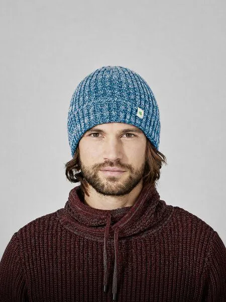 HempAge HempAge Strickmütze Hanf/Bio-Baumwolle, Sea/grey, – Produktbild 2 von 2