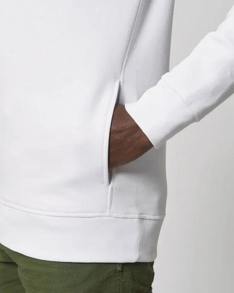YTWOO YTWOO Hoodie für Damen und Herren, Kapuzenpullover, Basic, Unisex, Weiß, – Produktbild 4 von 4