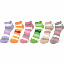 Bruno Barella Bruno Barella Bio Sneaker Socken Damen 36–40 – Pastell Mix 6er Set aus Bio-Baumwolle – Produktbild 1 von 1