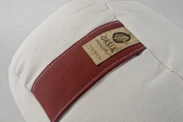 Oasia Manufaktur Oasia Manufaktur Sitzkissen, rund, Ocker, – Produktbild 3 von 3